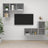 Wall-Mounted Tv Cabinets 4 Pcs Engineered Wood