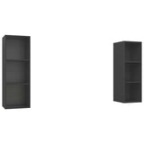 Wall-Mounted Tv Cabinets 2 Pcs Engineered Wood