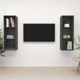 Wall-Mounted Tv Cabinets 2 Pcs Engineered Wood