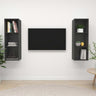 Wall-Mounted Tv Cabinets 2 Pcs Engineered Wood