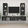 Wall-Mounted Tv Cabinets 4 Pcs Engineered Wood