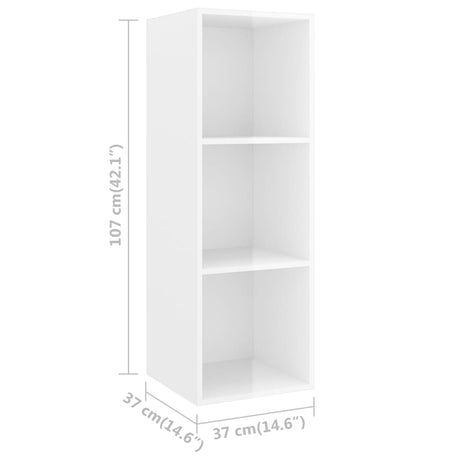 Wall-Mounted Tv Cabinets 4 Pcs Engineered Wood
