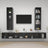 Wall-Mounted Tv Cabinets 4 Pcs Engineered Wood