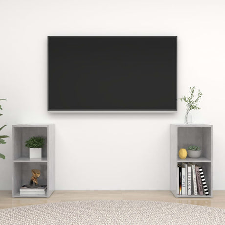 Tv Cabinets 2 Pcs 72X35X Engineered Wood