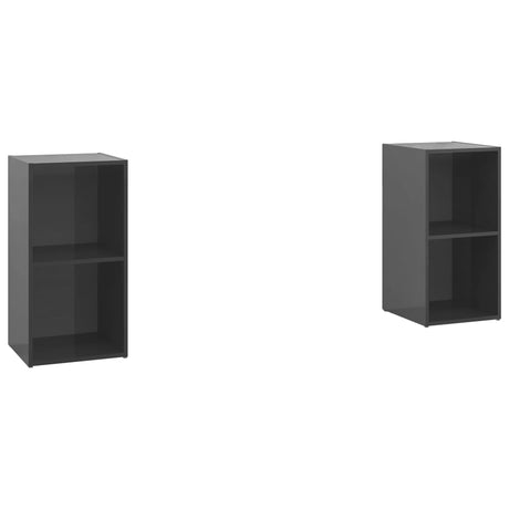 Tv Cabinets 2 Pcs 72X35X Engineered Wood