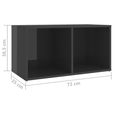 Tv Cabinets 2 Pcs 72X35X Engineered Wood