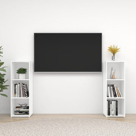 Tv Cabinets 2 Pcs 72X35X Engineered Wood