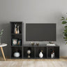Tv Cabinets 2 Pcs Engineered Wood