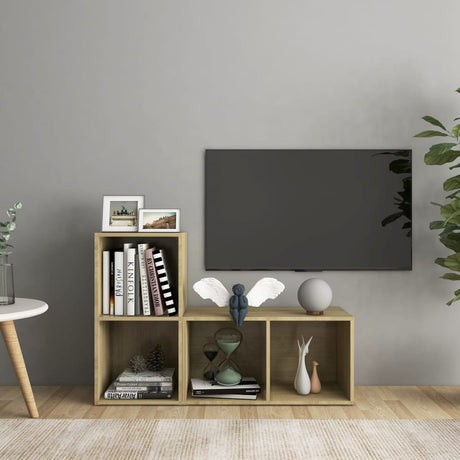 Tv Cabinets 2 Pcs Engineered Wood
