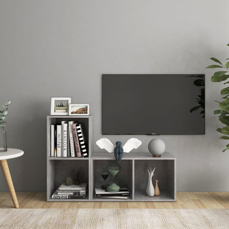 Tv Cabinets 2 Pcs Engineered Wood