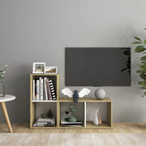Tv Cabinets 2 Pcs Engineered Wood