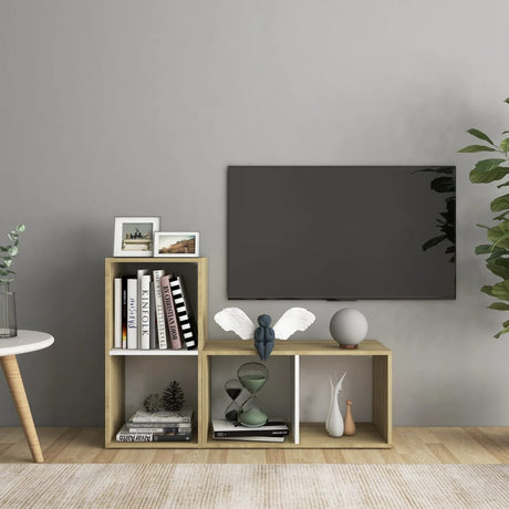 Tv Cabinets 2 Pcs Engineered Wood