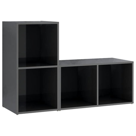 Tv Cabinets 2 Pcs Engineered Wood