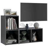 Tv Cabinets 2 Pcs Engineered Wood