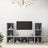 Tv Cabinets 3 Pcs 107X35X37 Cm Engineered Wood