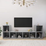Tv Cabinets 4 Pcs 72X35X36.5 Cm Engineered Wood