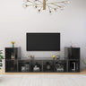 Tv Cabinets 4 Pcs 72X35X36.5 Cm Engineered Wood