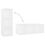3 Piece Tv Cabinet Set Engineered Wood