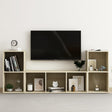 3 Piece Tv Cabinet Set Engineered Wood