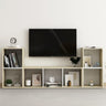 3 Piece Tv Cabinet Set Engineered Wood