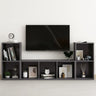 3 Piece Tv Cabinet Set Engineered Wood