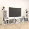 Tv Cabinets 4 Pcs 107X35X37 Cm Engineered Wood