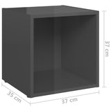 6 Piece Tv Cabinet Set Engineered Wood