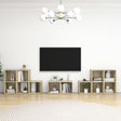 8 Piece Tv Cabinet Set Engineered Wood