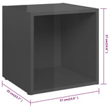 8 Piece Tv Cabinet Set Engineered Wood