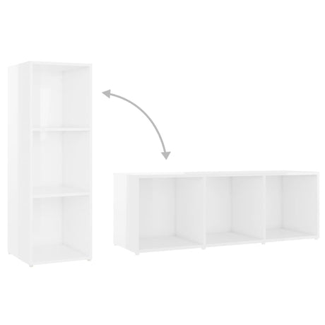 3 Piece Tv Cabinet Set Engineered Wood