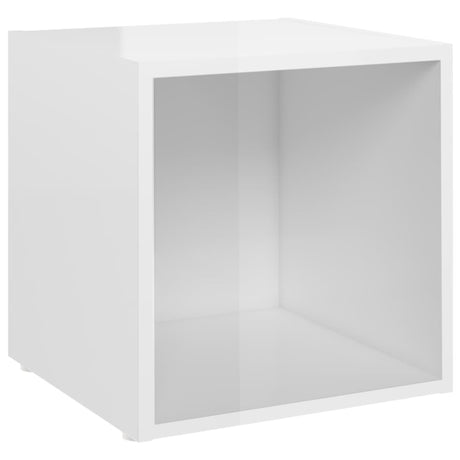 3 Piece Tv Cabinet Set Engineered Wood