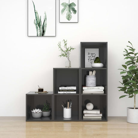 3 Piece Tv Cabinet Set Engineered Wood