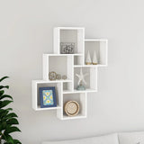 Wall Cube Shelf 78X15X93 Cm Engineered Wood