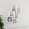 Wall Cube Shelf 78X15X93 Cm Engineered Wood
