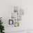Wall Cube Shelf 78X15X93 Cm Engineered Wood