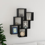Wall Cube Shelf 78X15X93 Cm Engineered Wood