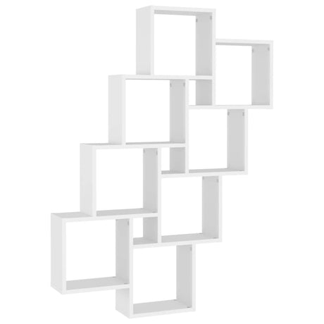 Wall Cube Shelf 90X15X119 Cm Engineered Wood