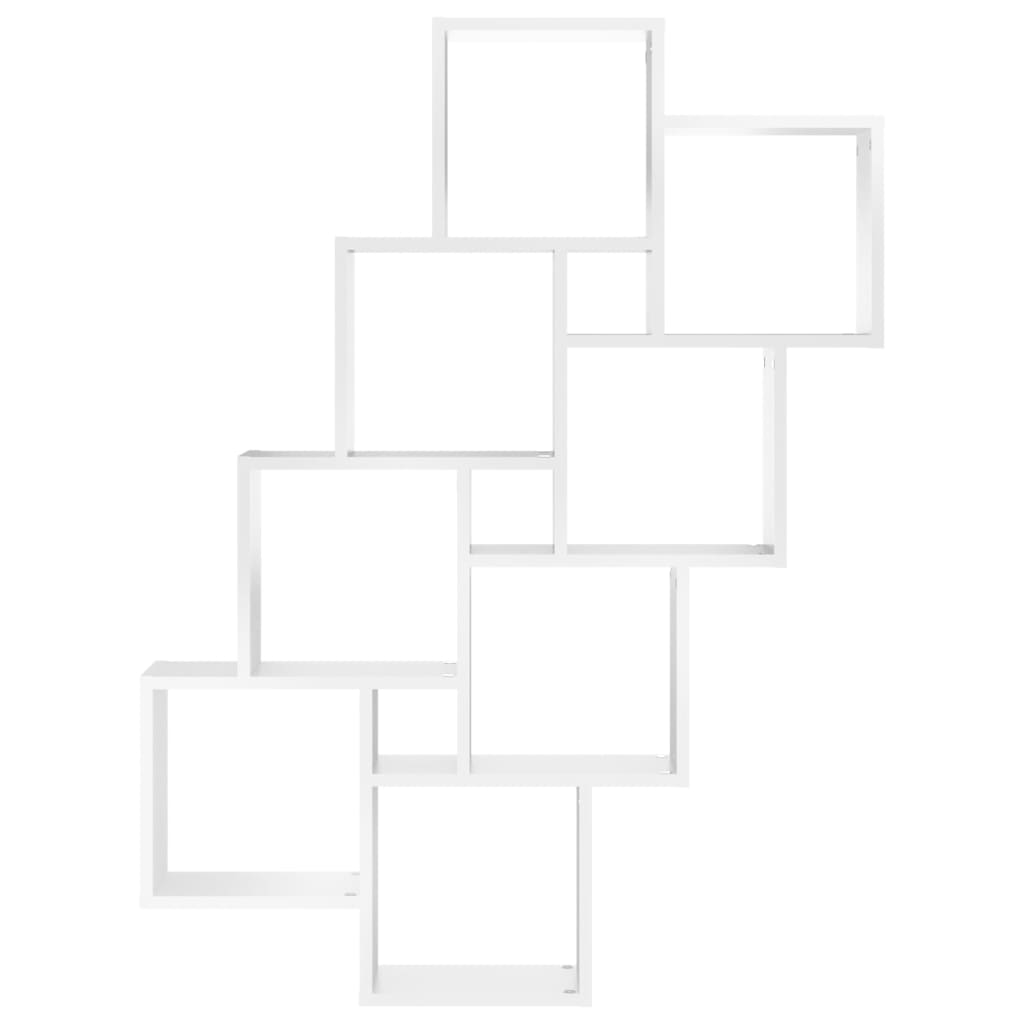 Wall Cube Shelf 90X15X119 Cm Engineered Wood