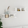 Wall Shelf 2 Pcs Engineered Wood
