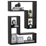 Wall Shelf 2 Pcs 50X15X50 Cm Engineered Wood
