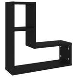 Wall Shelf 2 Pcs 50X15X50 Cm Engineered Wood