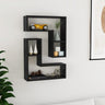 Wall Shelf 2 Pcs 50X15X50 Cm Engineered Wood