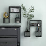 Wall Shelf 2 Pcs 50X15X50 Cm Engineered Wood