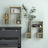 Wall Shelf 2 Pcs 50X15X50 Cm Engineered Wood