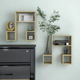 Wall Shelf 2 Pcs 50X15X50 Cm Engineered Wood