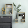 Wall Shelf 2 Pcs 50X15X50 Cm Engineered Wood