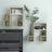 Wall Shelf 2 Pcs 50X15X50 Cm Engineered Wood