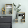 Wall Shelf 2 Pcs 50X15X50 Cm Engineered Wood