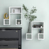 Wall Shelf 2 Pcs 50X15X50 Cm Engineered Wood
