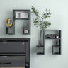 Wall Shelf 2 Pcs 50X15X50 Cm Engineered Wood